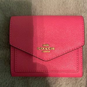 Coach tri fold wallet